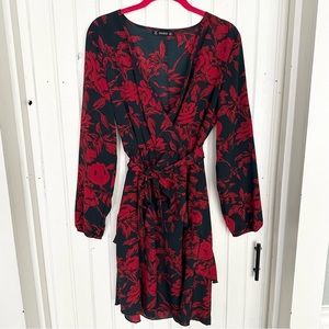 Red Floral Dress